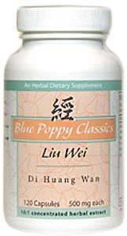Liu Wei Di Huang Wan (120 capsules, 500mg each) - Blue Poppy - görsel 1