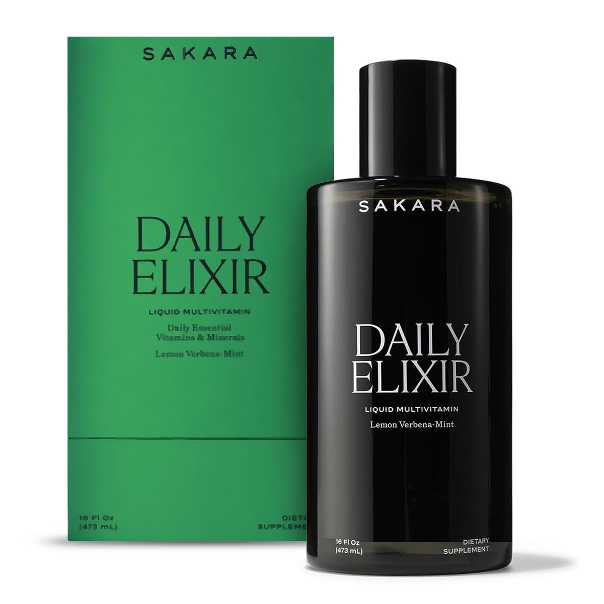 SAKARA Daily Elixir Liquid Multivitamin – High-Absorption Plant-Based Vitamins & Minerals for Energy, Skin, Hair & Nail – Image 7