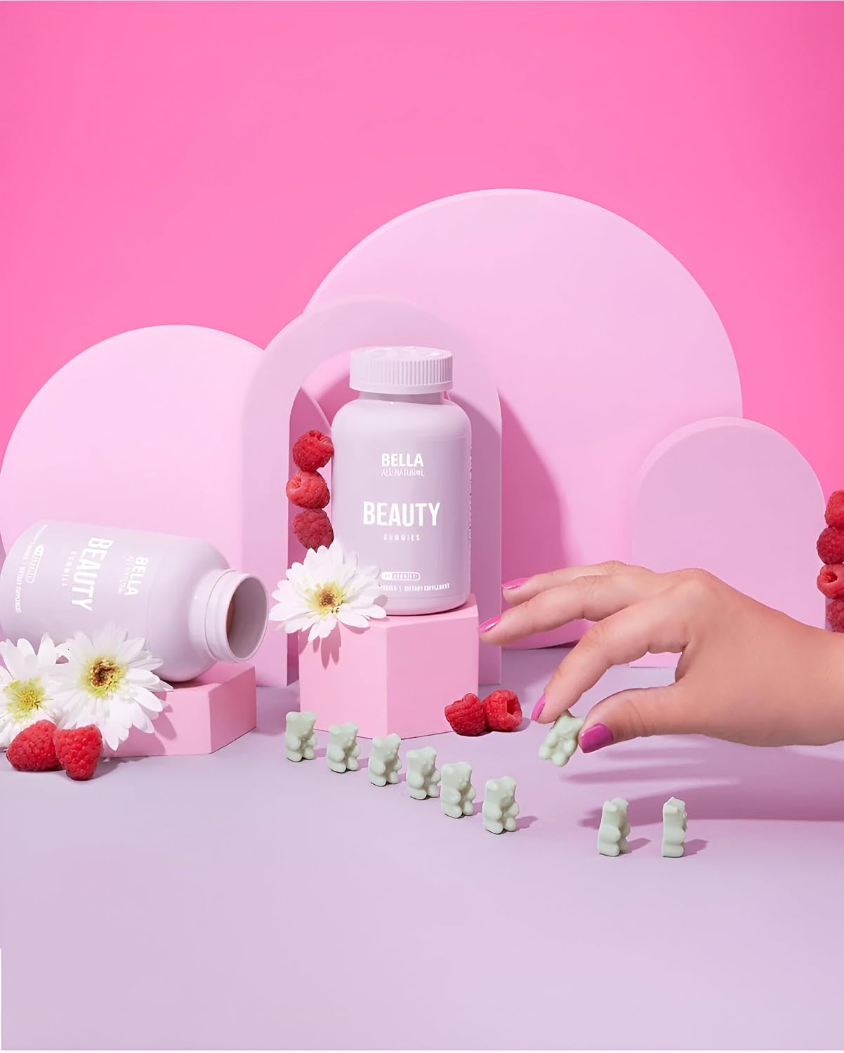 Bella All Natural Beauty Hair Gummies - görsel 7