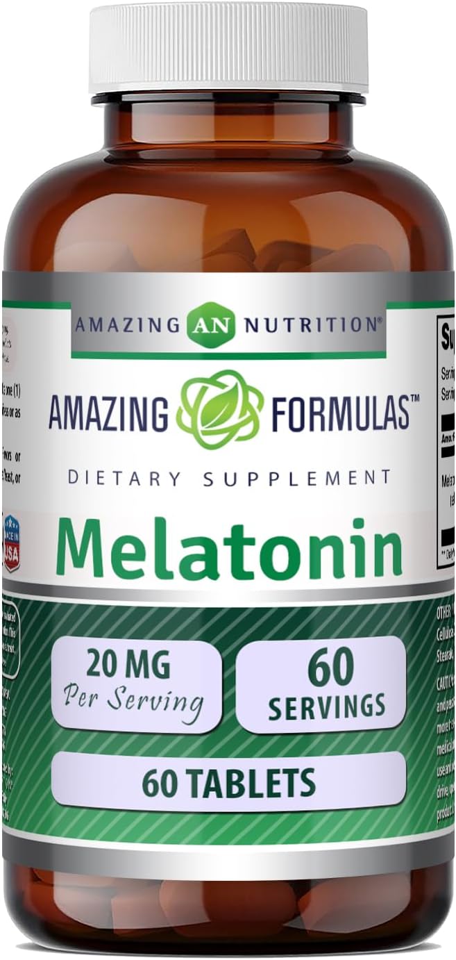 Amazing Formulations Melatonin Supplement | – 120 Tablets per Bottle: Long-lasting supply. – Image 6