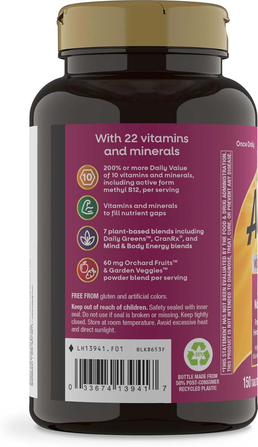 Nature's Way Alive! Ultra Potency Multivitamin for Women 50 Plus, 150 Tablets - görsel 10