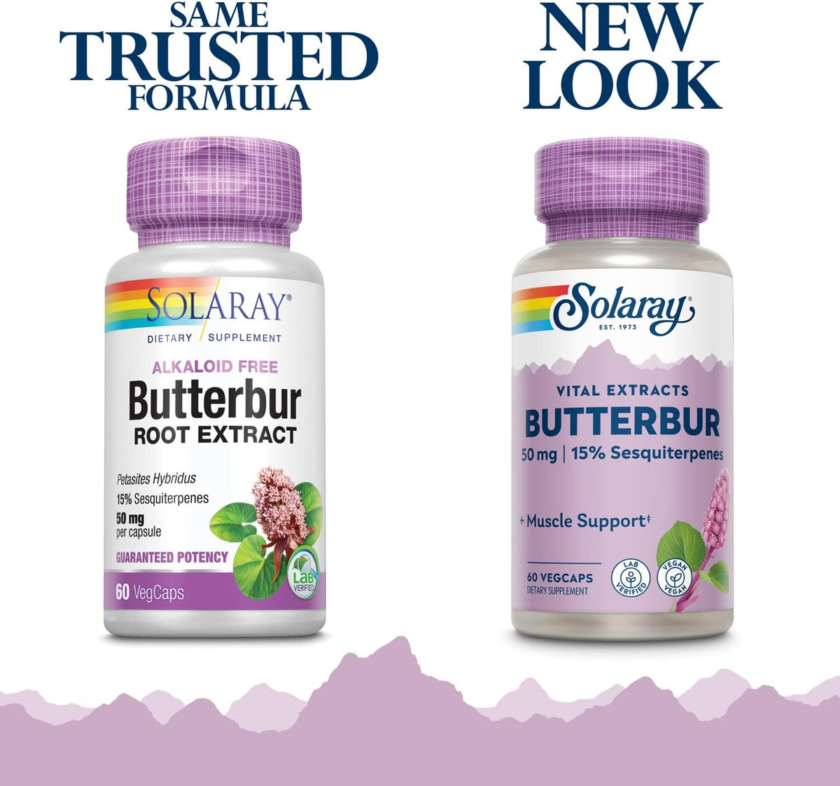 Solaray Butterbur Extract 50 mg 60 Veg Capsules – Image 2
