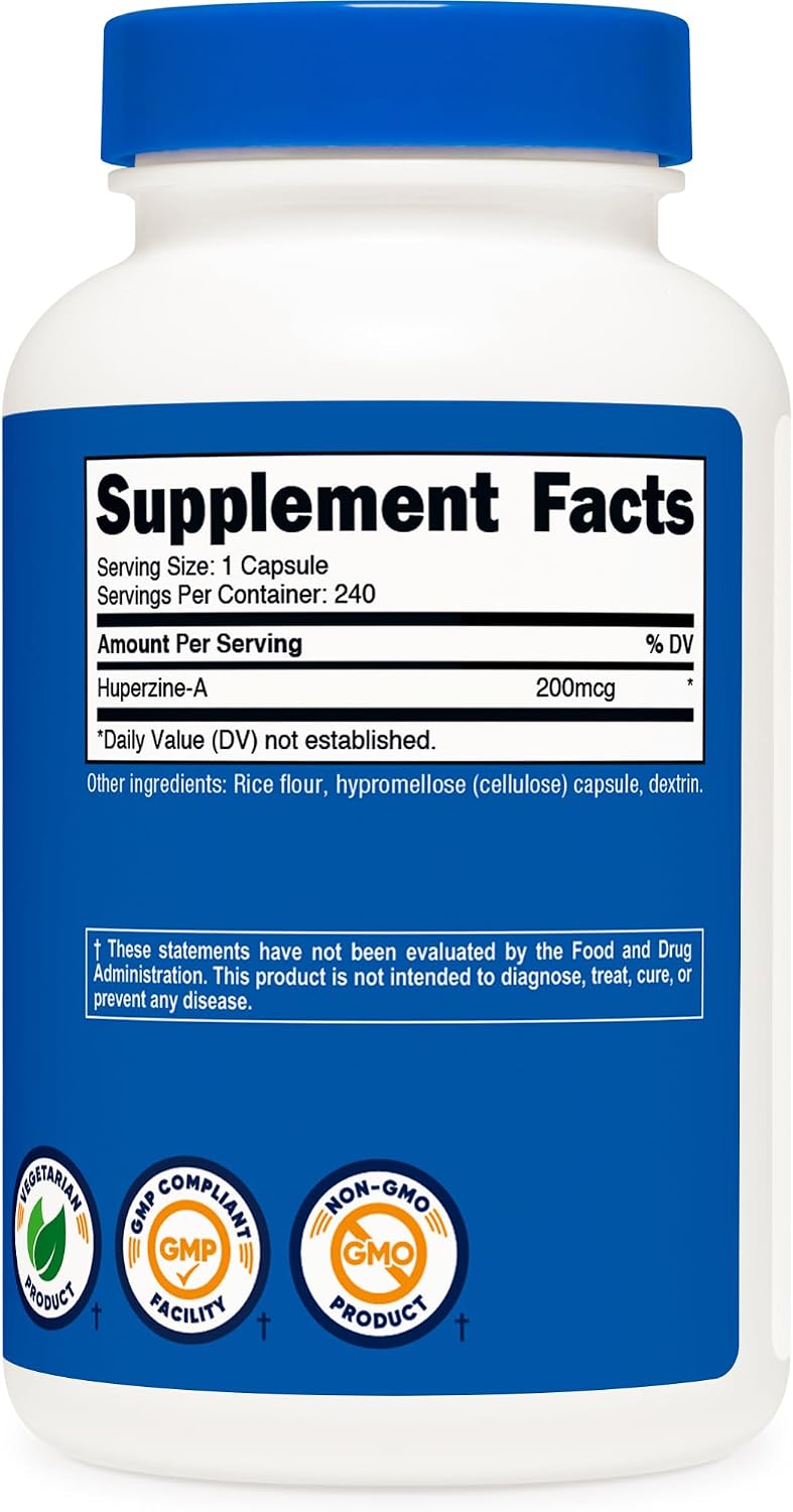 Nutricost Huperzine A 200mcg, 240 Capsules – – Third-Party Tested: Ensures potency and purity. – Image 5