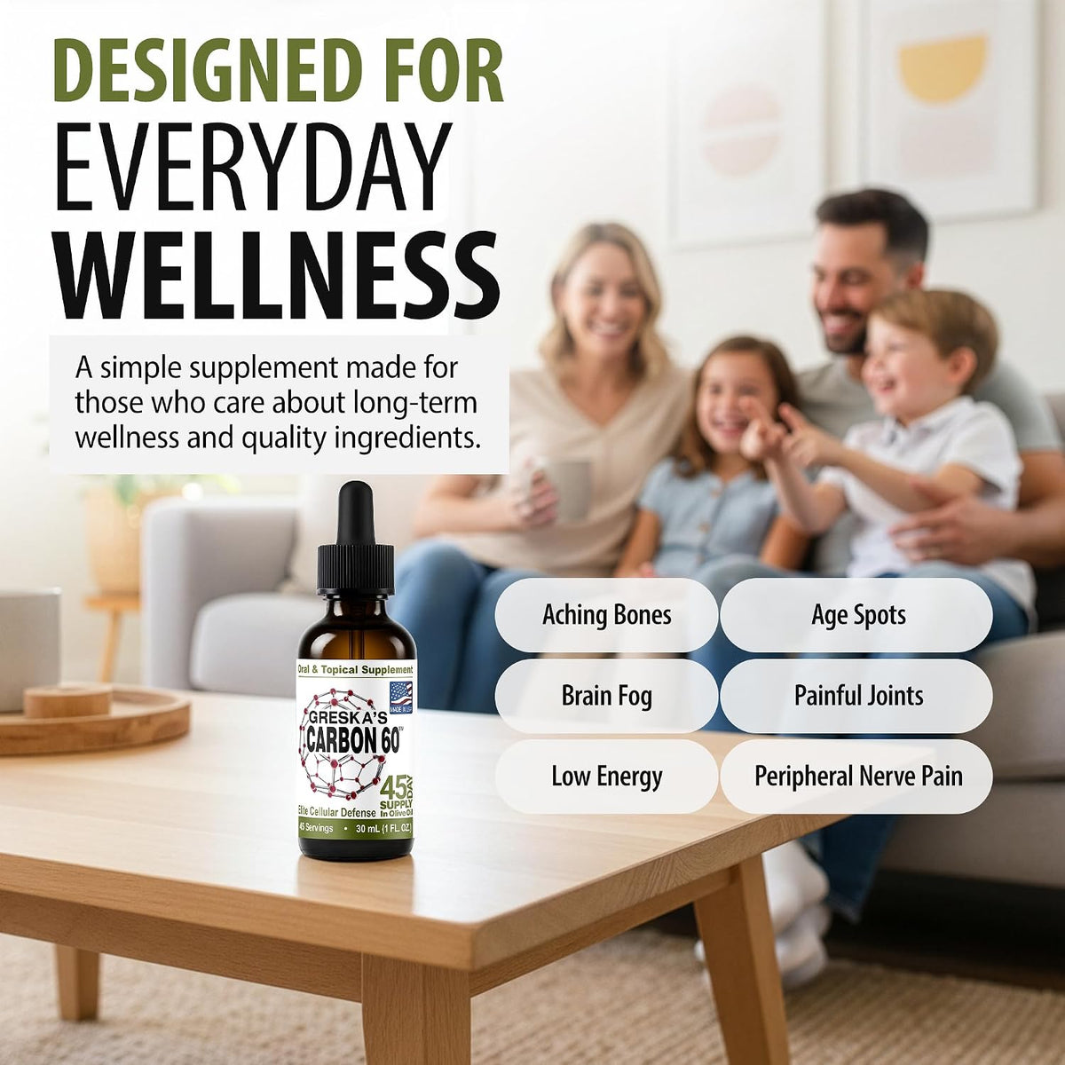 Greska's C60 in Organic Olive Oil - 45 Day – Mental Clarity: By supporting brain health and reducing inflammation, – Image 7