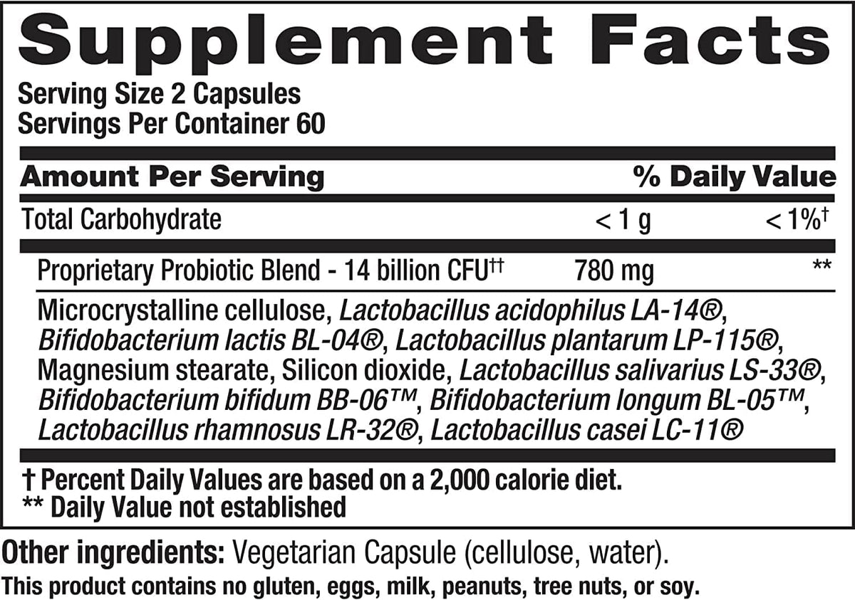 Nutrition Now Pb8 Acidophilus Probiotic – 120 Vegetarian Capsules – Image 8