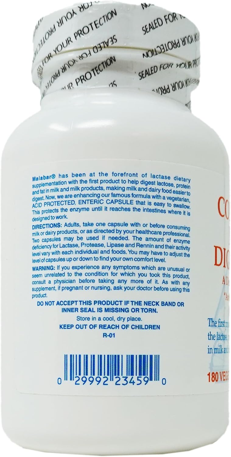 Malabar Complete Milk Digestant - 180 Tablets - görsel 3