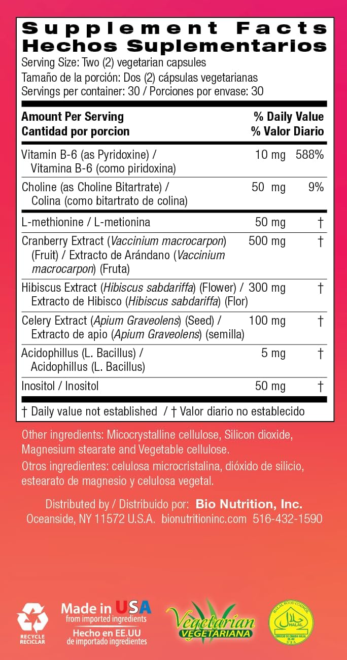 Bio Nutrition Kidney Bladder Wellbeing - 60 Capsules (Vegetarian) – Image 7