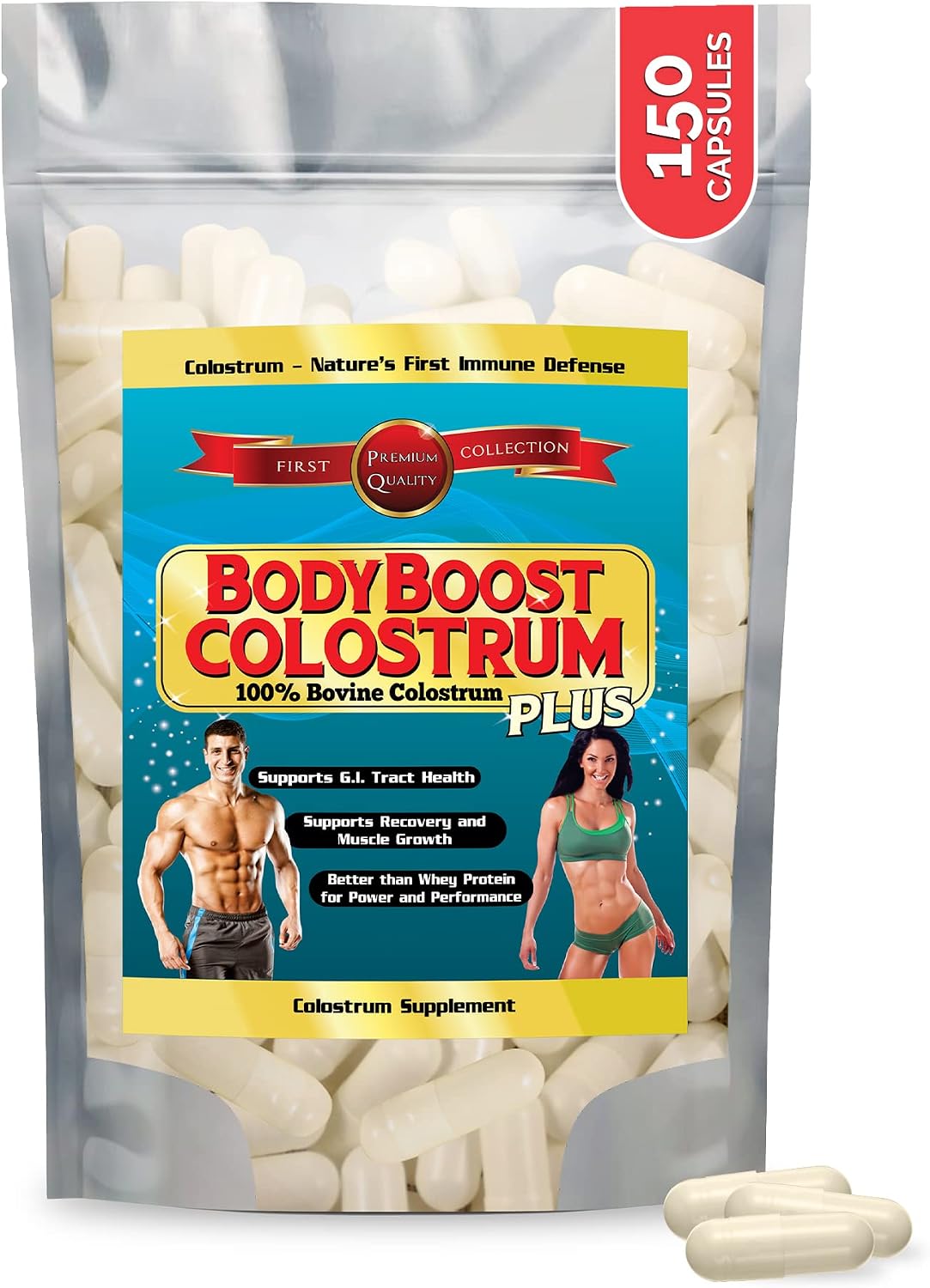 BodyBoost Colostrum Capsules – 100% Bovine Colostrum Powder, Immune Support, 450 Capsules – Image 10