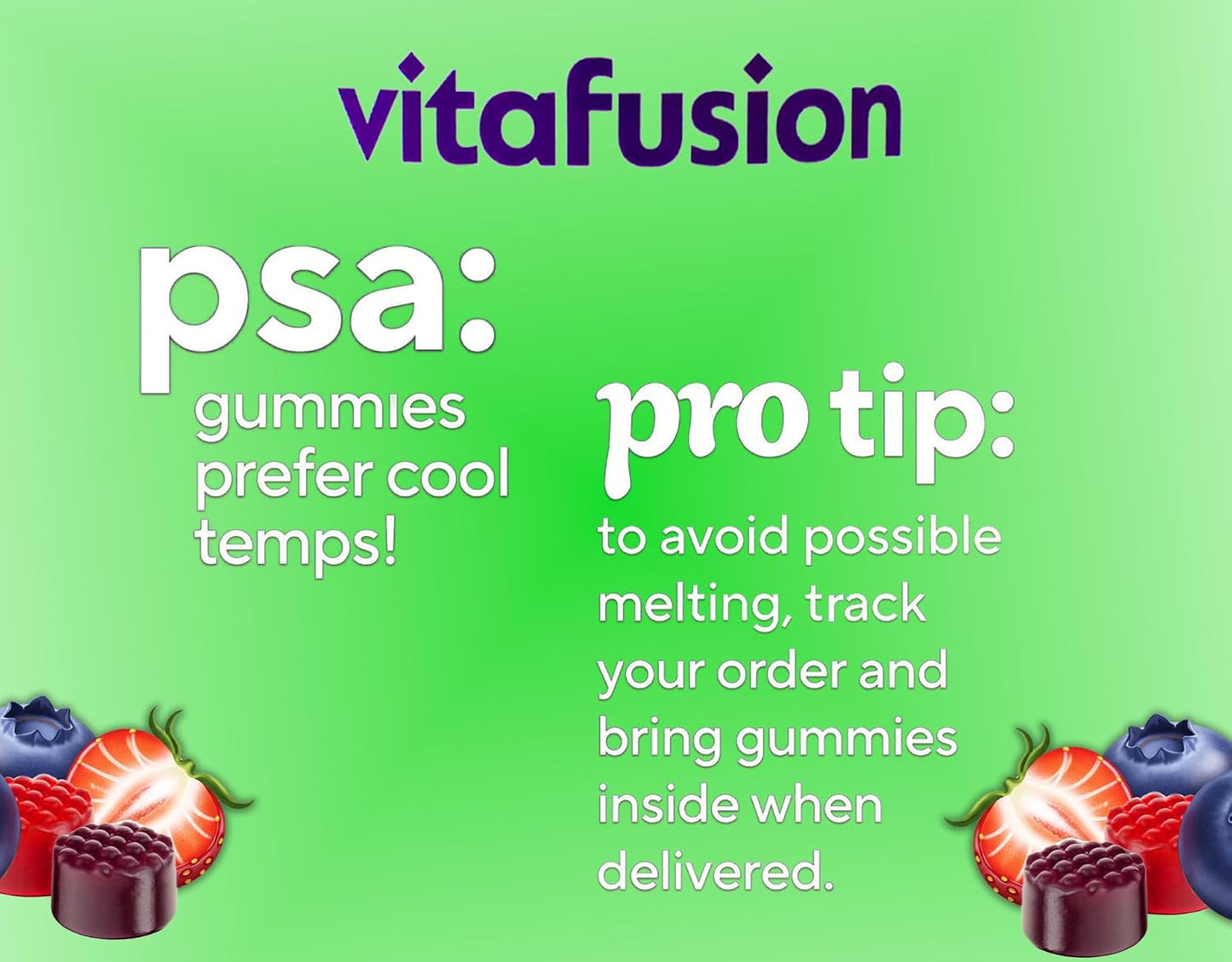 Vitafusion Women's Gummy Vitamins, Natural Berry Flavours, 150 Count (Pack of 3) - görsel 8