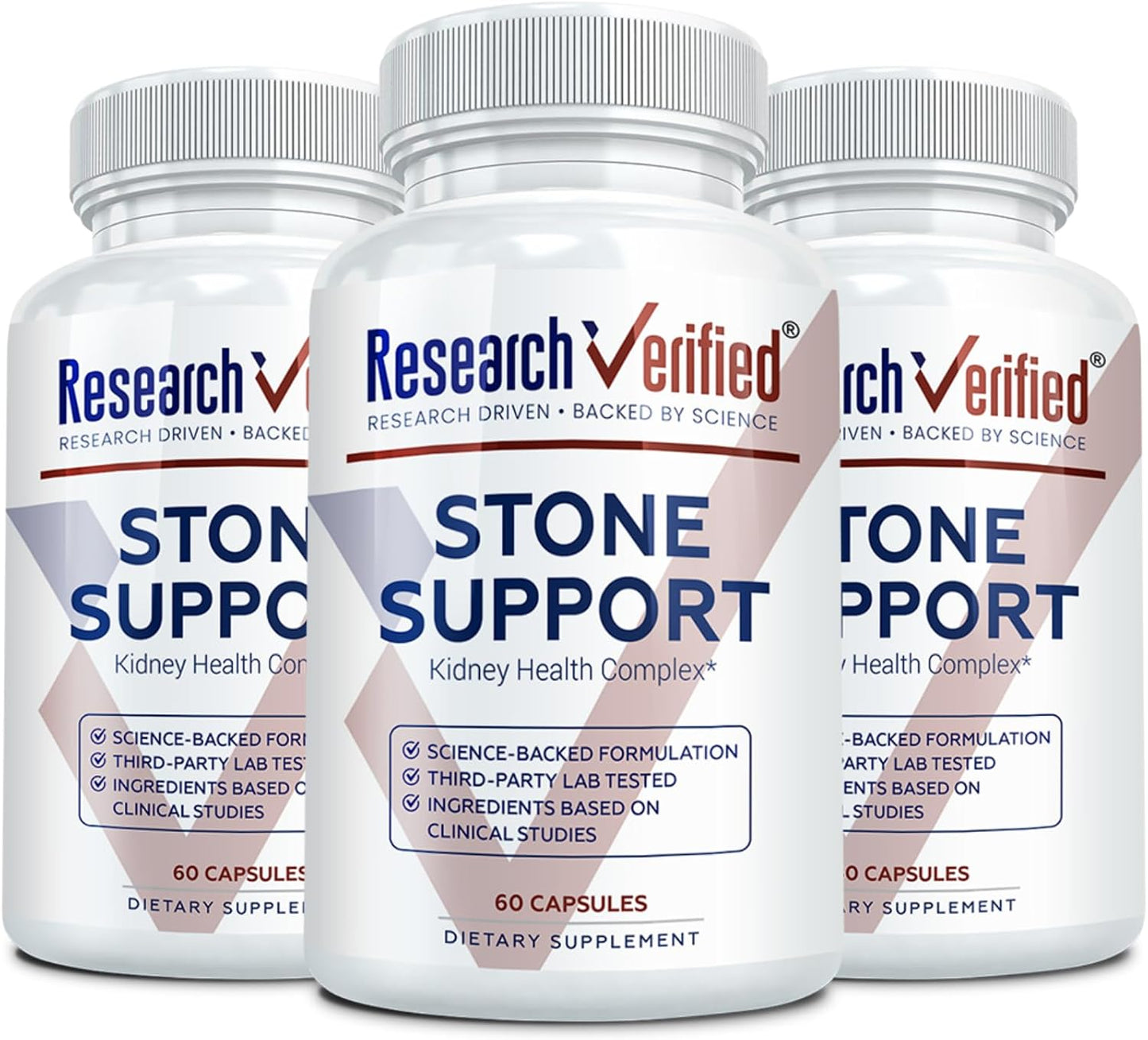 Research Verified Stone Support - Optimal Kidney Stone Defence with Chanca Piedra, Crataeva Nurvala, BioPerine - Vegan - 60 Capsules - görsel 10