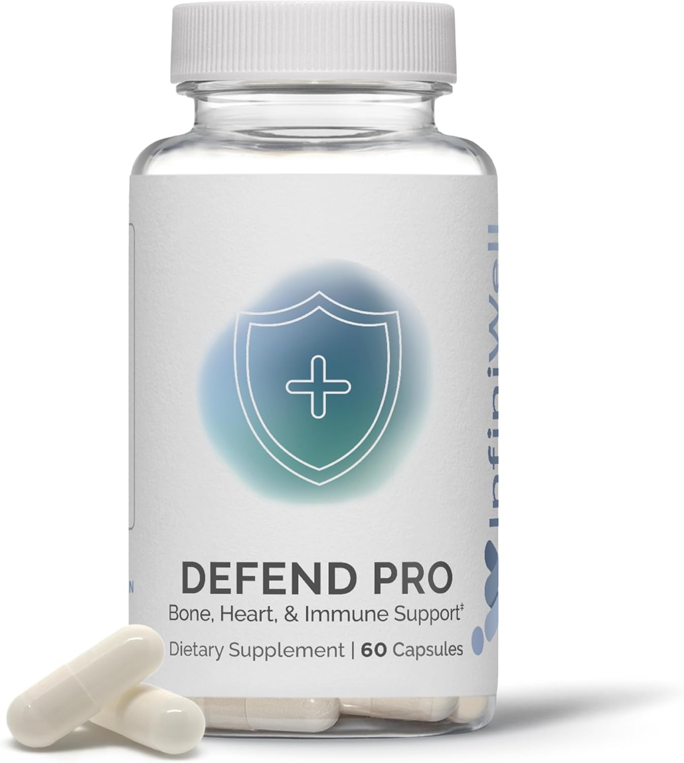 InfiniWell Defend: Bone & Immune Support with Vitamins A, D3 & K2 - 60 Capsules - görsel 9