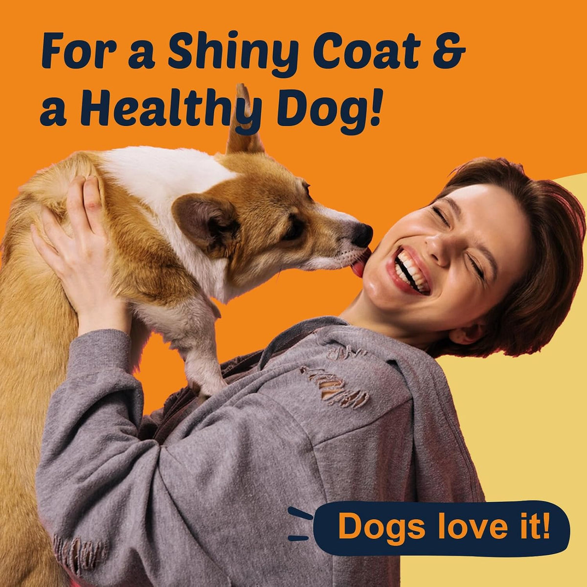 Omega 3 Fish Oil for Dogs, Salmon Oil with EPA & DHA for Skin & Coat Health, Itch & Allergy Support, Shedding, Hot Spots, – Image 7