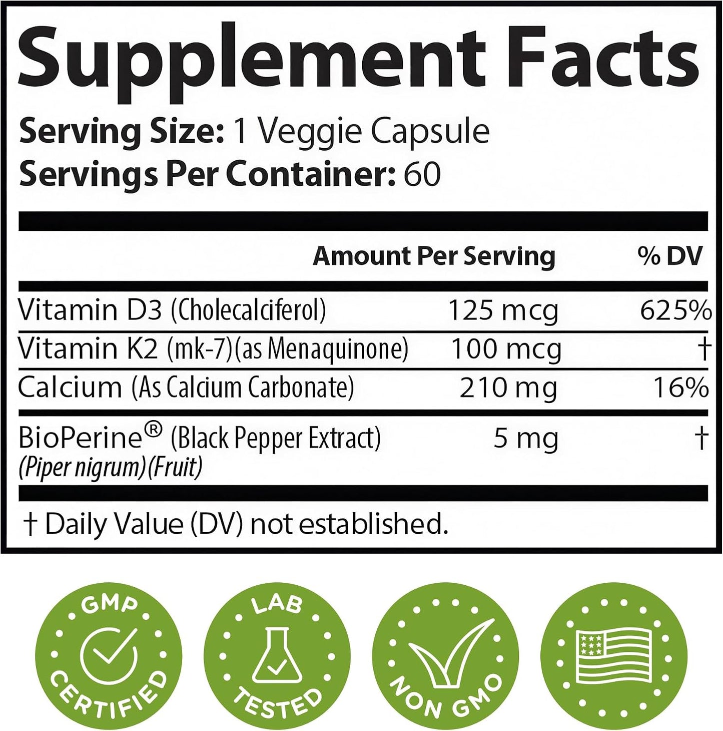 Vein & Artery Supplement – Blood Flow Support with Calcium – 60 Capsules - görsel 8