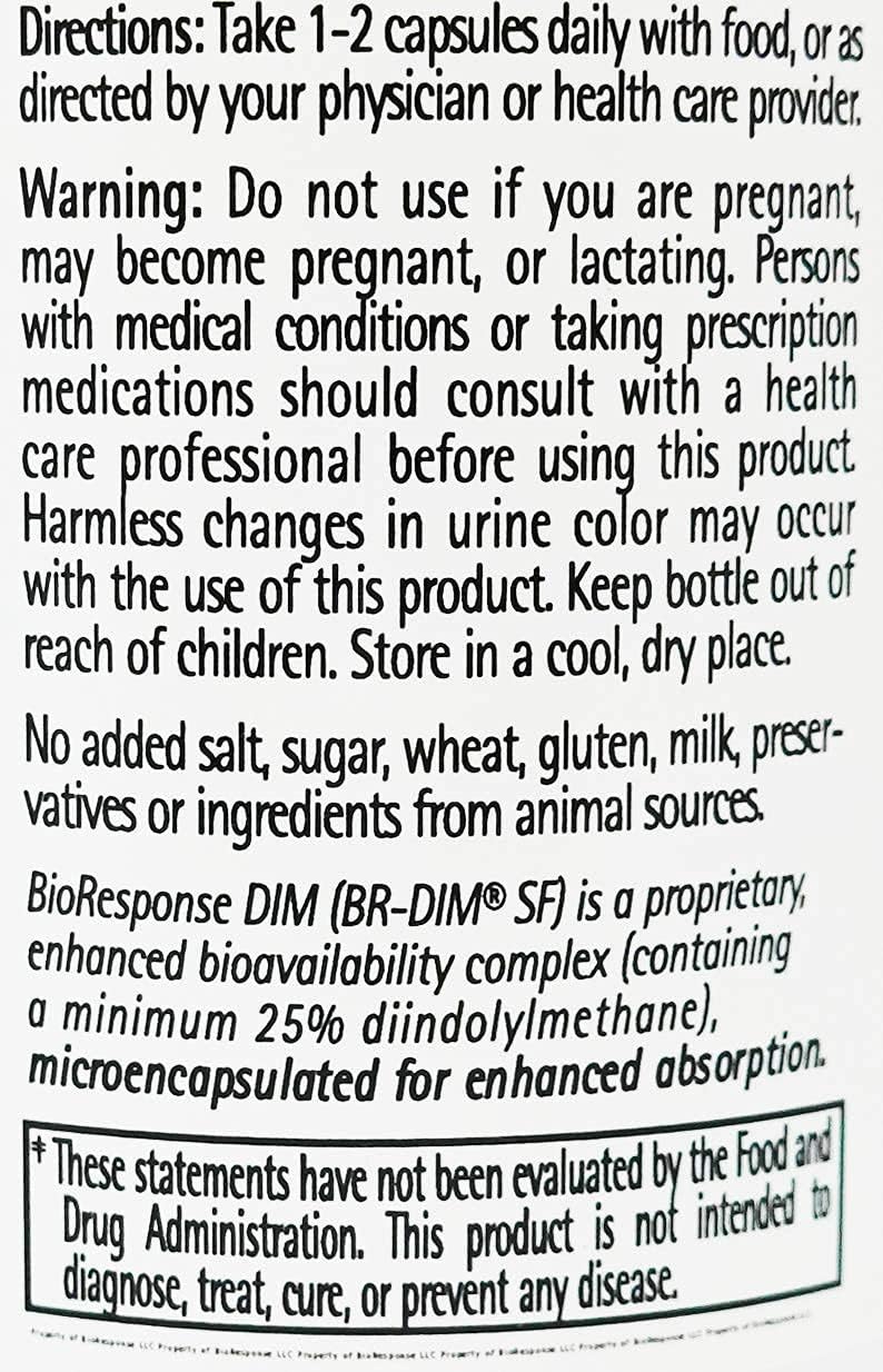 Bioresponse DIM 150, 60 Vegetable Capsules (2-Pack) - görsel 3