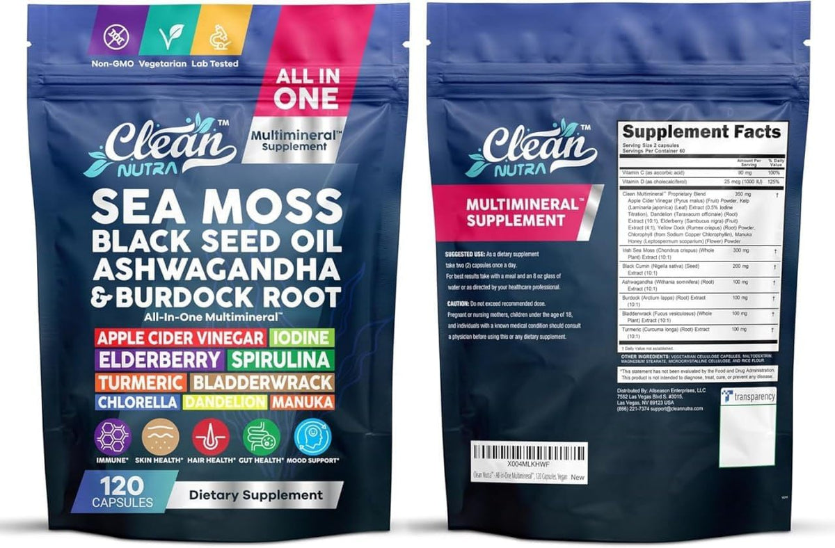 Clean Nutraceuticals MultiMineral Blend - – Black Seed Oil: Contains thymoquinone, a potent antioxidant that – Image 9