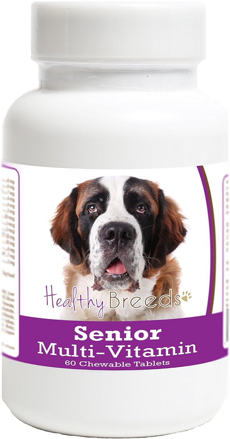 Healthy Breeds Saint Bernard Senior Dog Multivitamin Tablets 60 Count - görsel 1