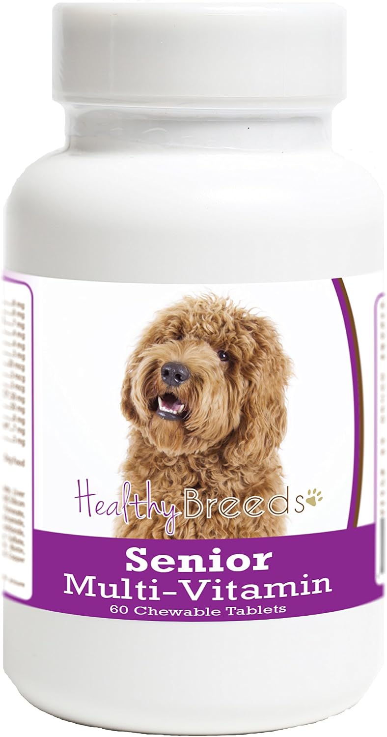 Healthy Breeds Labradoodle Senior Dog Multivitamin Tablets, 60 Tablets - görsel 1