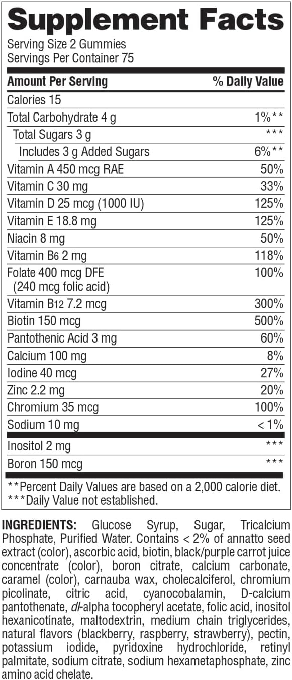 Nature's Wonder Women's's Multivitamin – Bone health: Vitamin D supports calcium absorption and bone density.* – Image 9