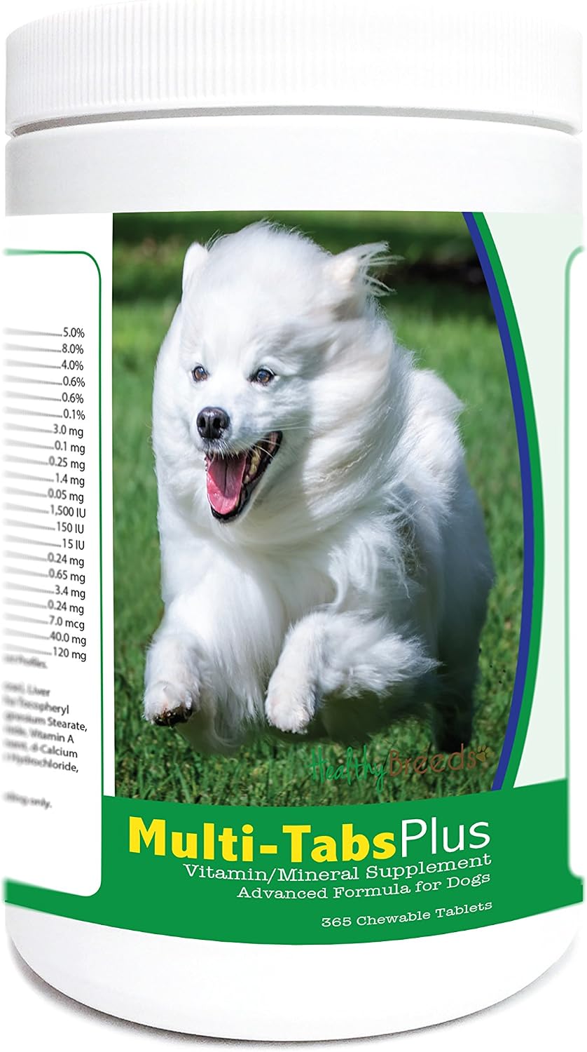 Healthy Breeds American Eskimo Dog Multi-Tabs Plus Chewable Tablets – 365 Tablets - görsel 1