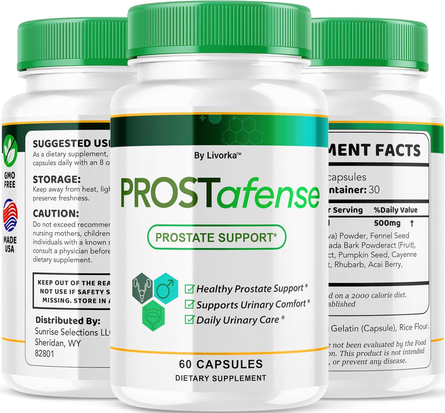 Prostafense Men's Health Capsules (3 Pack) – Natural Prostate Support, 180 Capsules - görsel 8