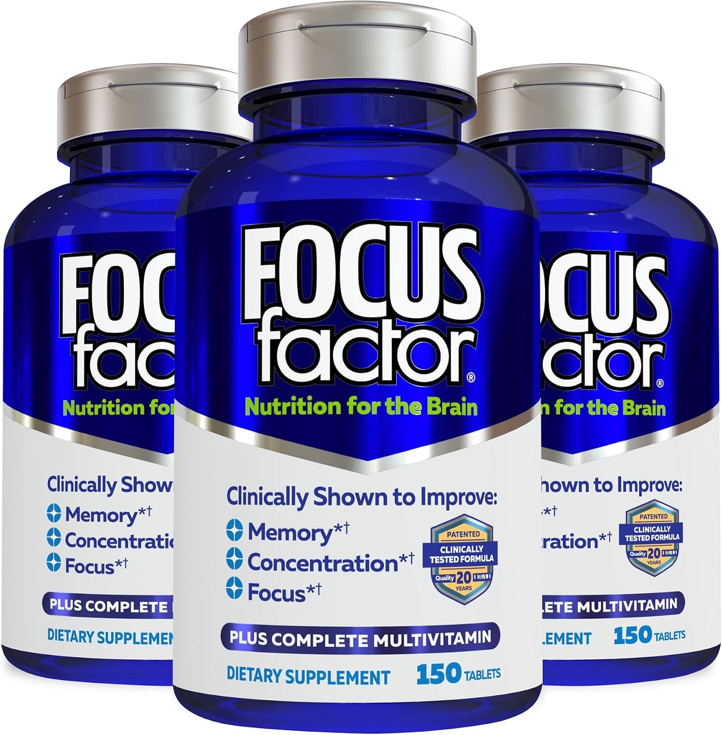 Focussed Factor Nutrition for The Brain – Memory & Concentration Supplement, 150 Tablets - görsel 9