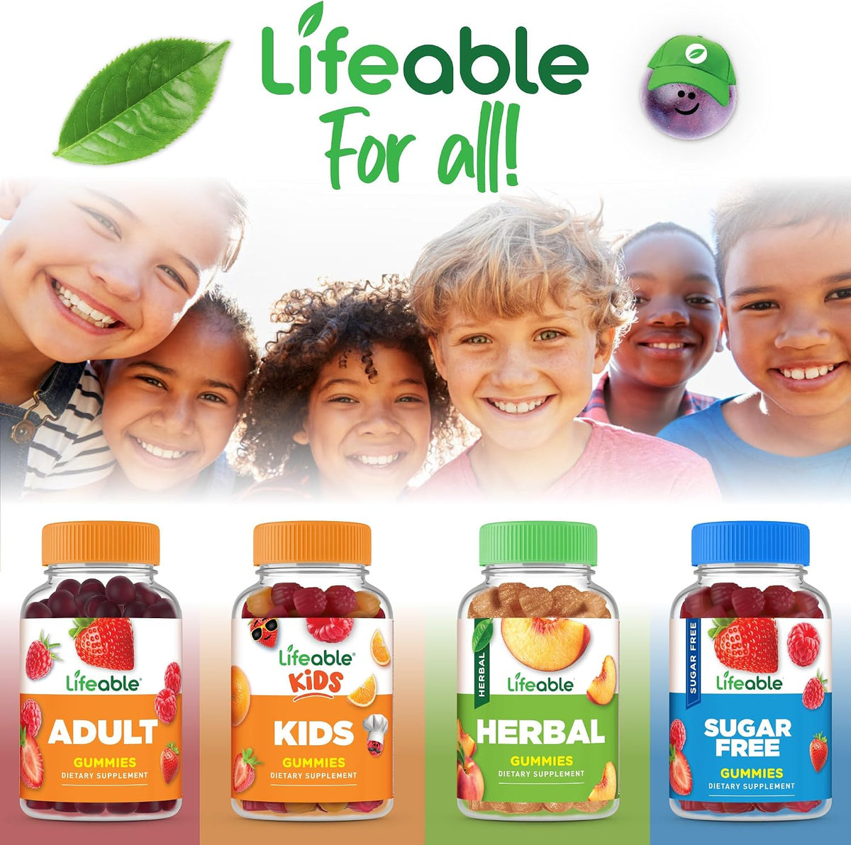 Lifeable Kids Multivitamin with Iron Gummies – 90 Count – Image 8