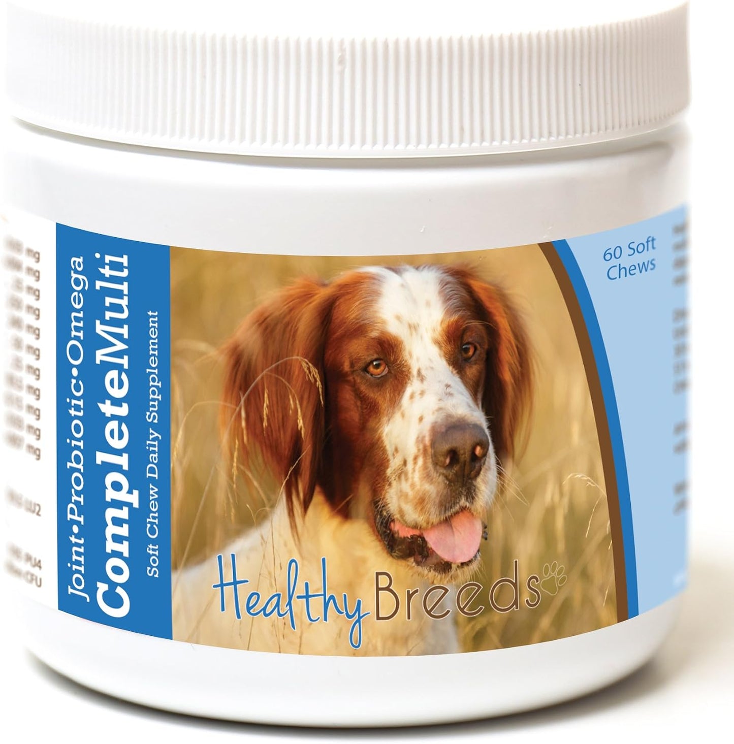 Healthy Breeds Irish Red and White Setter All in One Multivitamin Soft Chew, 60 Count - görsel 1
