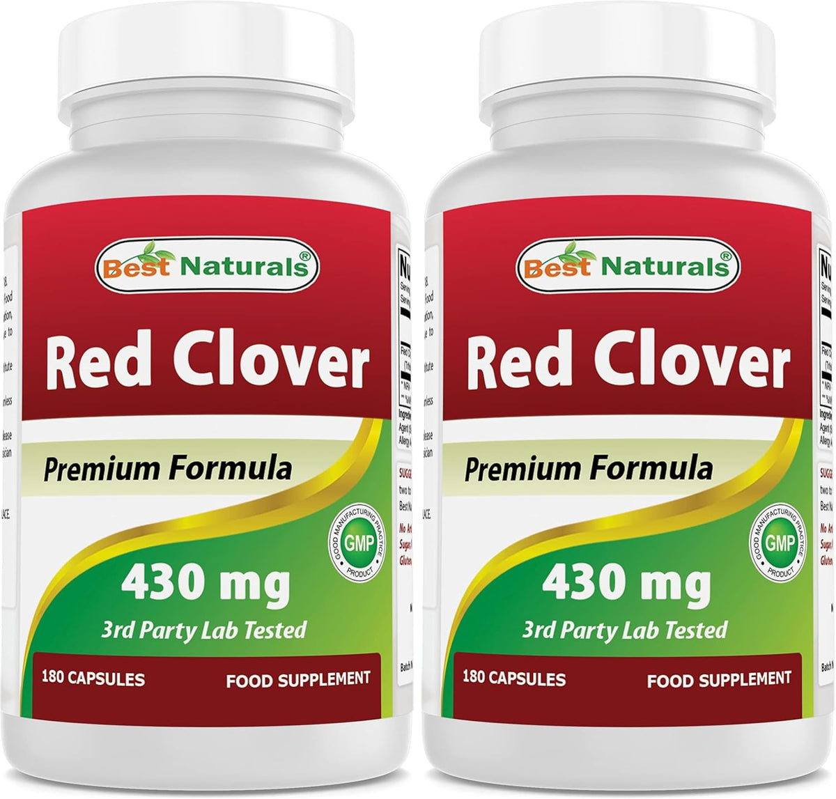 Best Naturals Red Clover 430 mg – 180 – Free From Common Allergens: Contains no artificial colors, flavours, or – Image 8