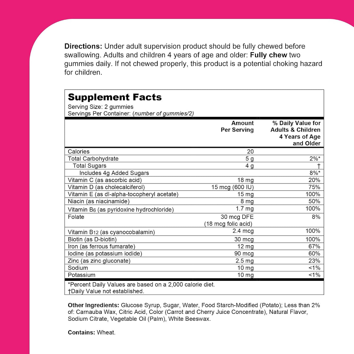 One A Day Kids Multivitamin with Iron Gummy – Overall growth: Iron contributes to normal development.* – Image 9