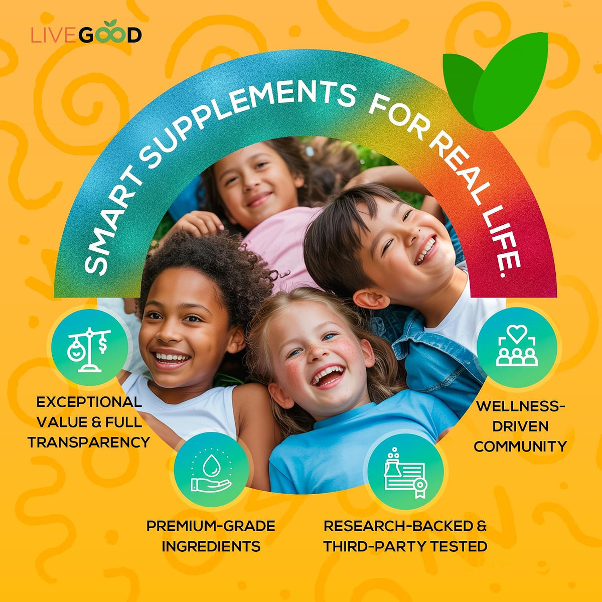 LIVEGOOD Organic Children’s Multivitamin – Vitamin C : An antioxidant that contributes to immune defence and – Image 6
