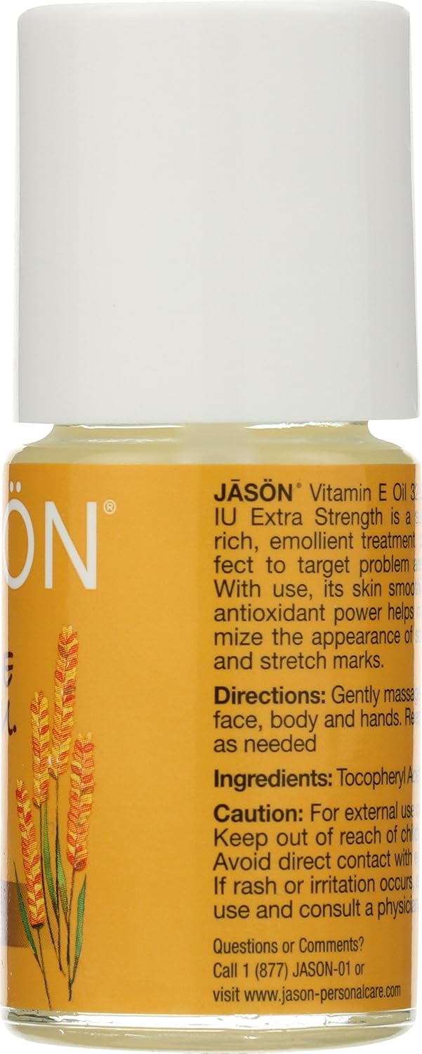 JASON Vitamin E 32,000 IU Extra Strength Skin Oil, 32 ml (Pack of 2) - görsel 7