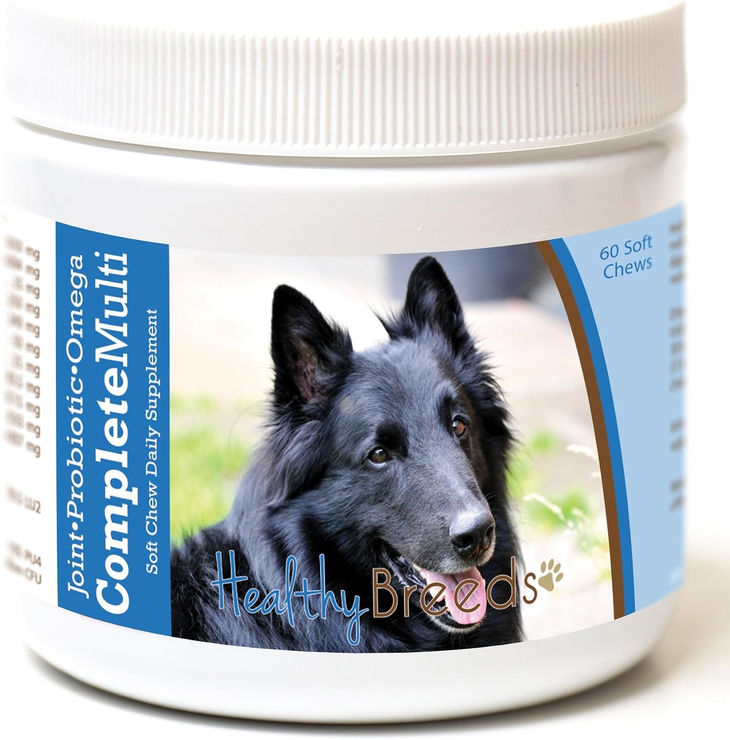 Healthy Breeds Belgian Sheepdog All in One Multivitamin - Complete with Probiotics, Glucosamine, Chondroitin & Omegas - 60 Soft Chews - görsel 1