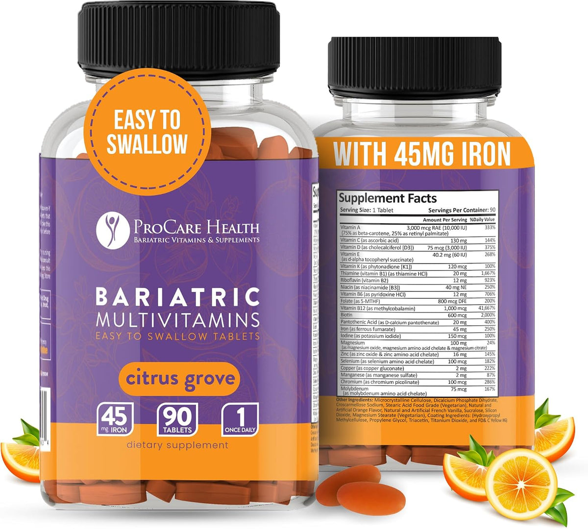 ProCare Health Bariatric Multivitamin with – Offers a convenient once-daily dose to simplify your routine – Image 10