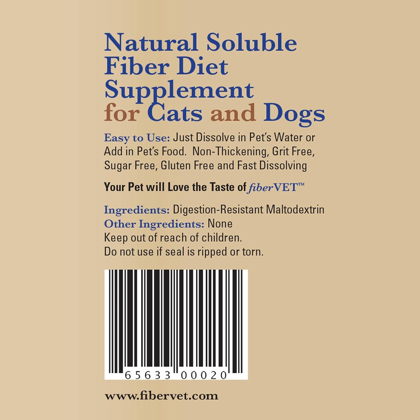 FiberVet - Fibre Supplement for Dogs and Cats - görsel 6
