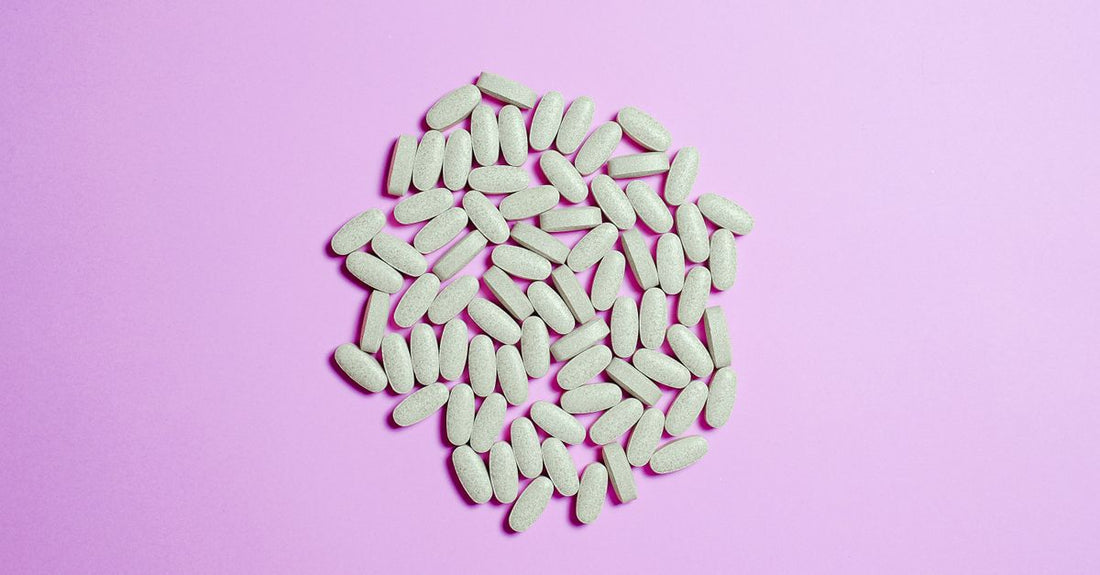 A flatlay of everyday vitamins and supplements bottles on a clean surface, showing where to buy everyday vitamins & supplements online from a trusted Australian store.