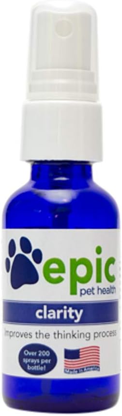 Clarity - Natural, Electrolyte, Odorless Pet Supplement that Improves Cognition and the Thinking Process (Dropper, 30 mL) - görsel 4