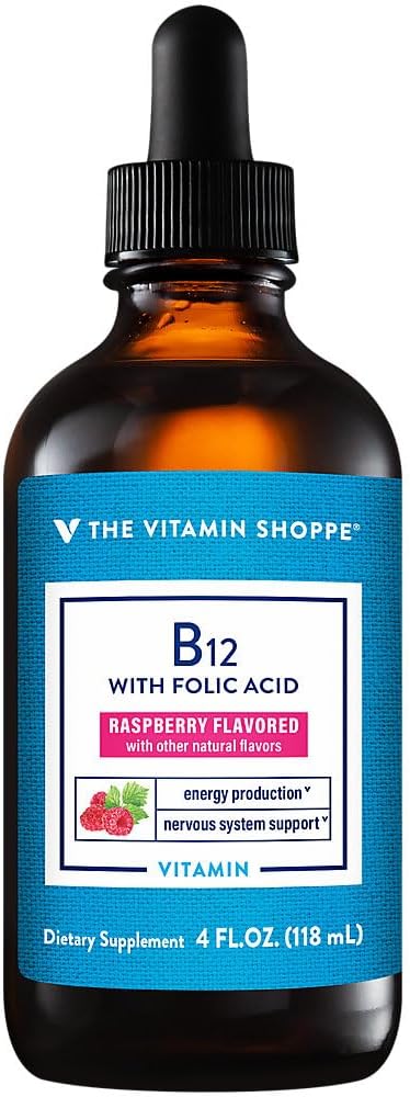 The Vitamin Shoppe Liquid Vitamin B12 – – Vegetarians and Vegans: Since B12 is mainly in animal products, those on – Image 1