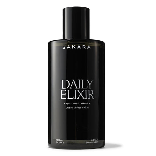SAKARA Daily Elixir Liquid Multivitamin – High-Absorption Plant-Based Vitamins & Minerals for Energy, Skin, Hair & Nail – Image 1