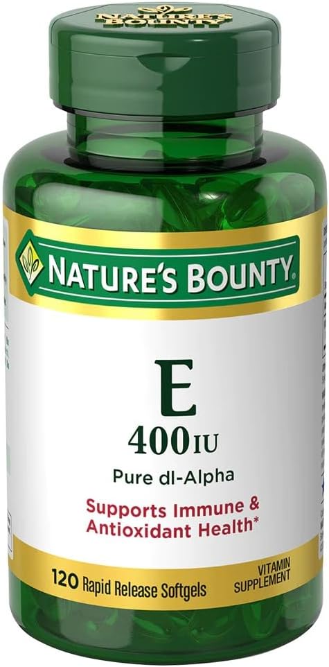 Nature's Bounty E-400 IU dl-Alpha Softgels, 120 Capsules - görsel 1