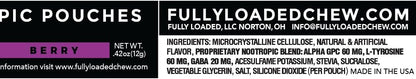 Fully Loaded Alpha Nootropic Pouches (Berry) - 5 Cans – Image 2