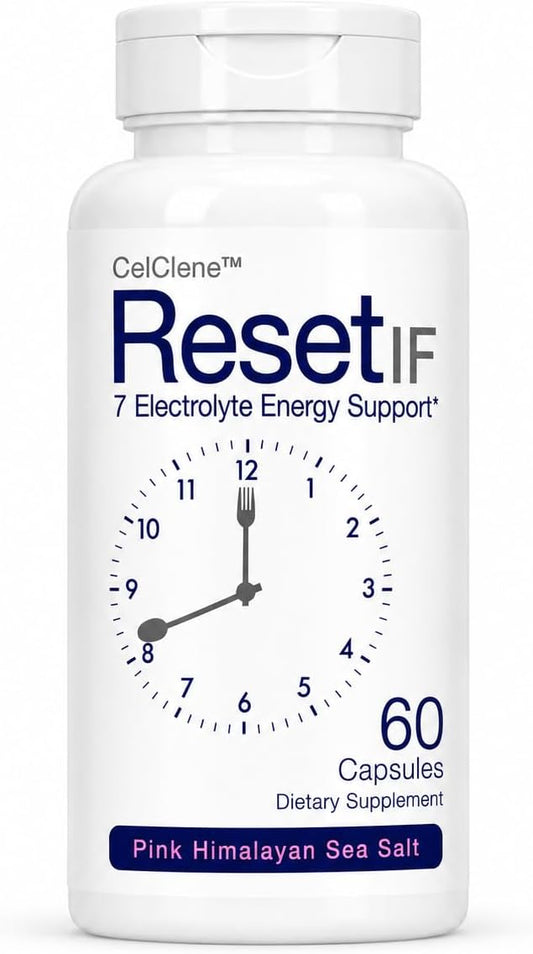 ResetIF, 7 Electrolytes, Methyl B12 & Methyl Folate, Green Tea & Green Coffee Extracts, B Complex, Zinc, 72 Trace Minerals – Image 1