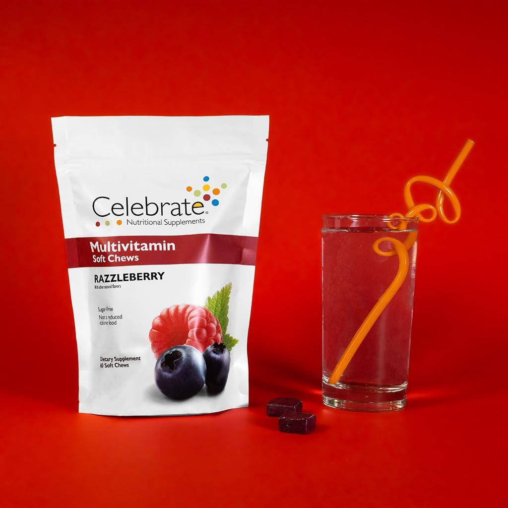 Celebrate Vitamins Bariatric Multivitamin Soft Chews - Berry (180 Count) - görsel 6