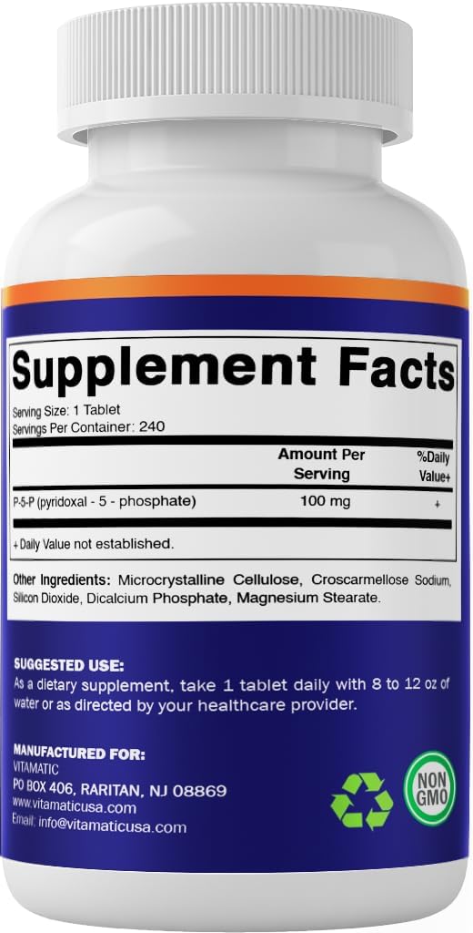 Vitamatic P5P 100 mg (Pyridoxal-5-Phosphate) – Hormonal Balance: Many women's turn to P5P for premenstrual symptom – Image 8