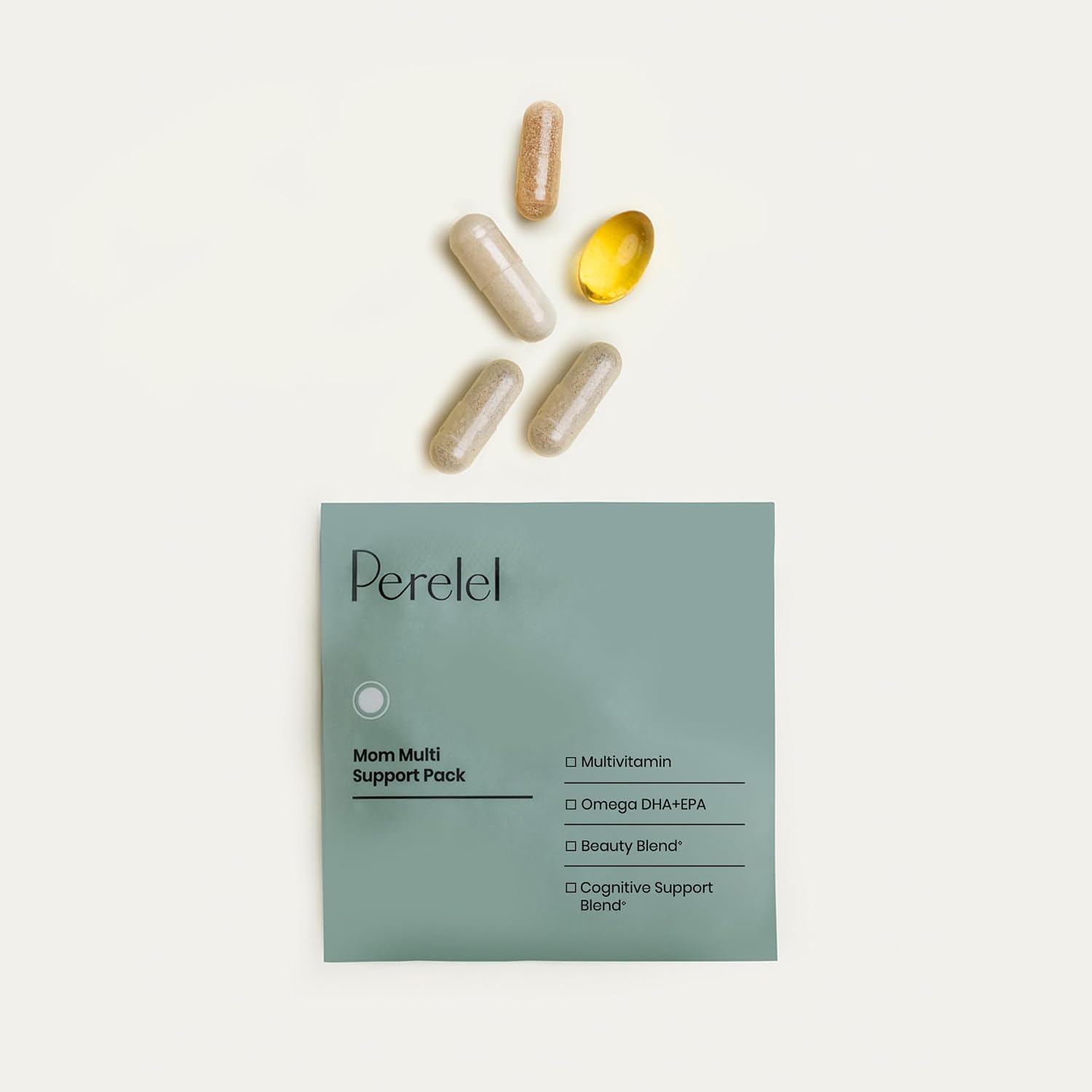 Perelel Mother Multi Support Pack - Postnatal Vitamins with Omega-3 DHA, Iron, Collagen & Vitamin B12 - 30 Daily Pill Packs - görsel 4