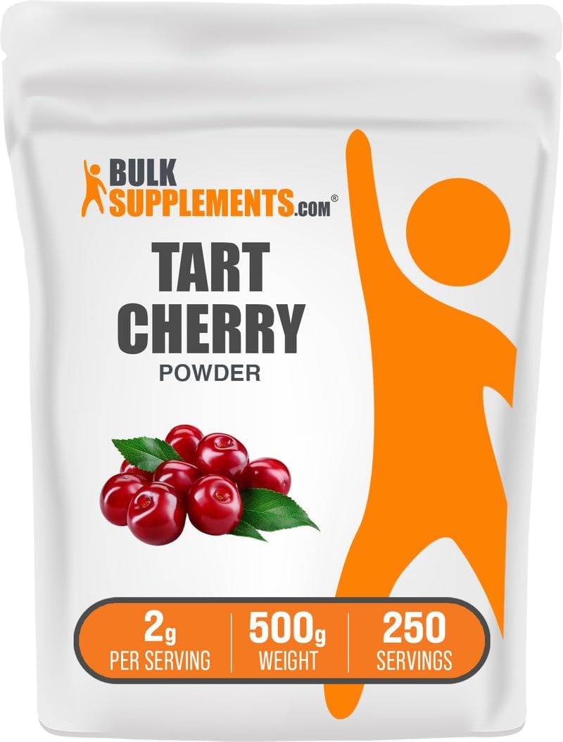 Tart Cherry Powder - Antioxidant Rich, Gluten free, No Added Sugar, 2g per Serving, 250g - görsel 7