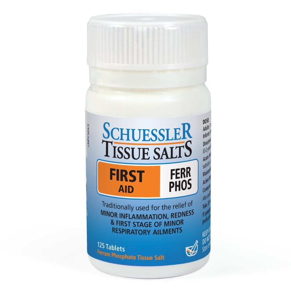 Schuessler Tissue Salts Ferr Phos No. 4, 6X Cell Salts, 125 Tablets - görsel 1