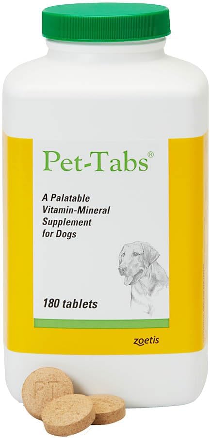 Pet-Tabs Multivitamin and Mineral Supplement for Dogs - 180 Chewable Tablets - görsel 1
