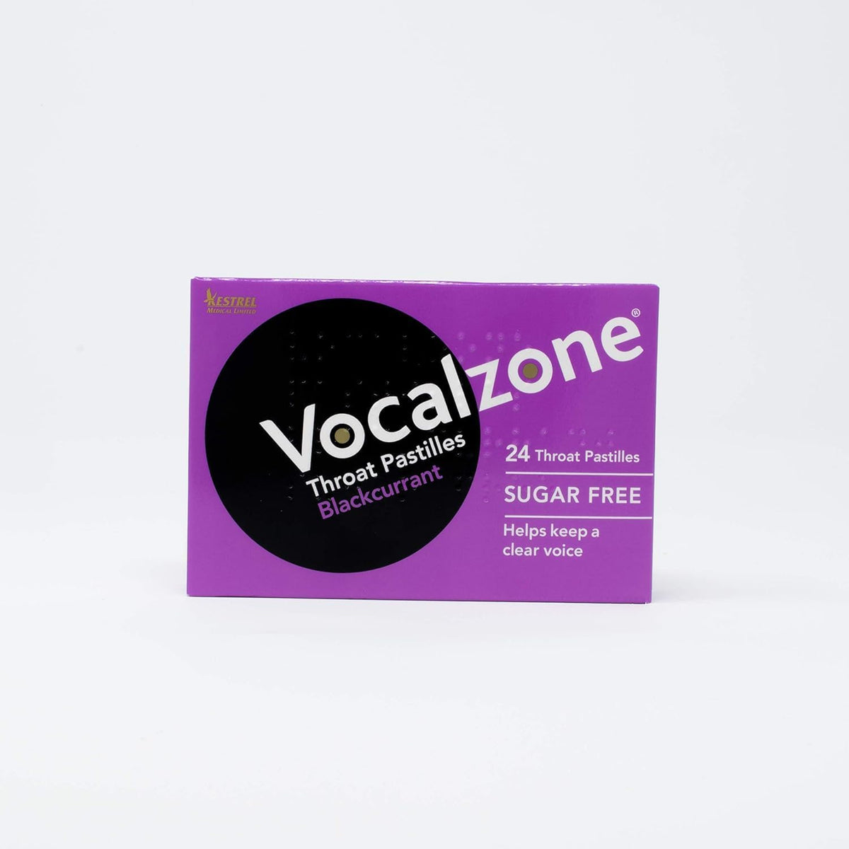 Vocalzone Throat Pastilles, Blackcurrant, 24 Pastilles – Image 2