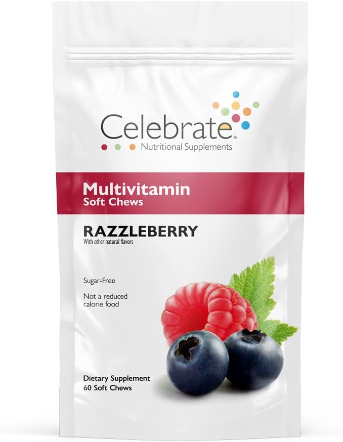 Celebrate Vitamins Bariatric Multivitamin Soft Chews - Berry (180 Count) - görsel 7