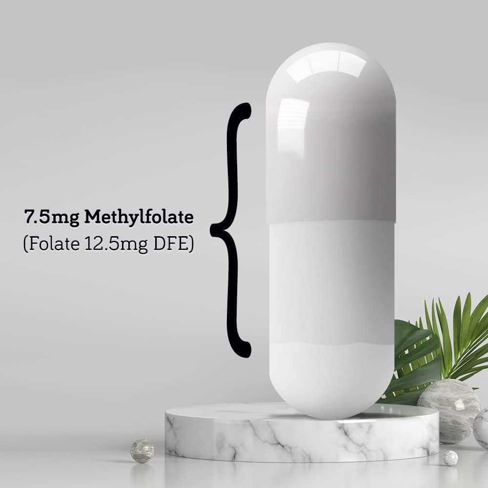 DSO L-Methylfolate 7.5mg - 90 Vegan Capsules | Active 5-MTHF Supplement - görsel 3